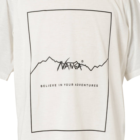 NANGA DRY MIX FRAME LOGO TEE